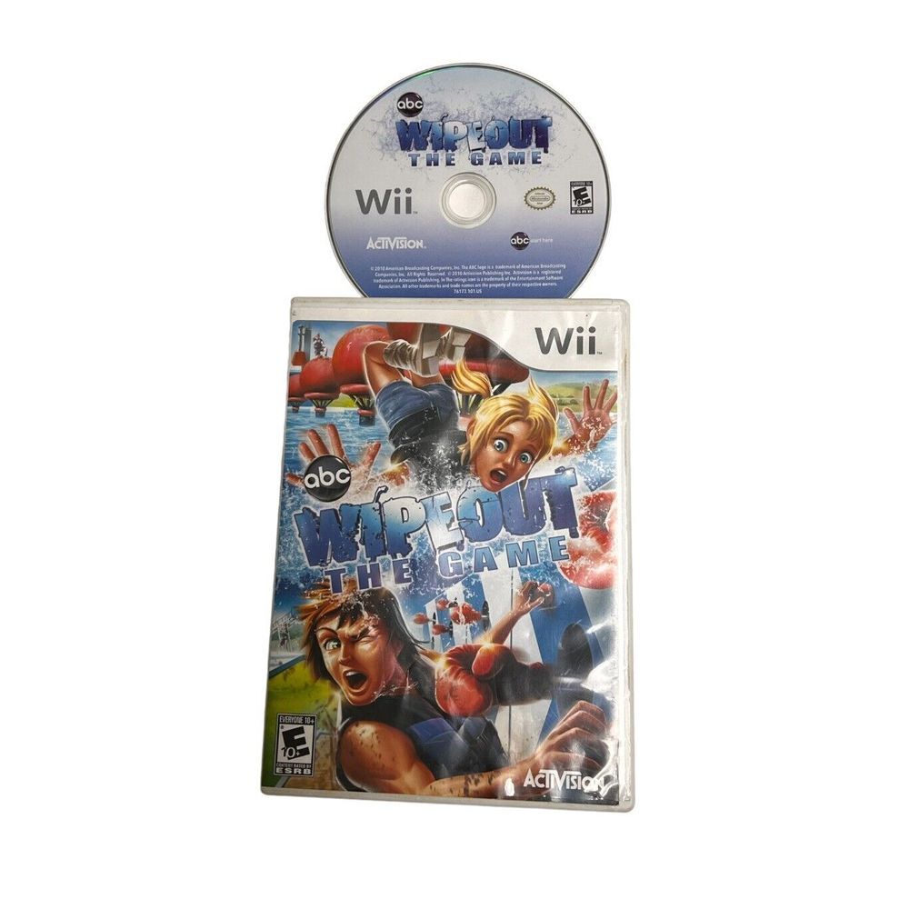 Nintendo Wii ABC Wipeout The Game Complete Video‎ Game Complete BBG-C